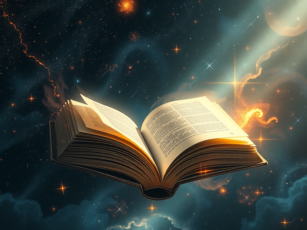 Buch im Weltall
